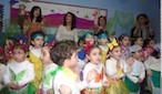 La petite section en costumes de fête